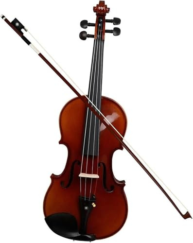 Musikinstrument Geige 4/4 Akustische Geige Handgemachte Geige Fichtenholz Geige Bausätze Mit Koffer & Bogen Anfänger Profi