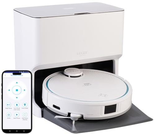 Sichler Exclusive Saug Wischroboter: HOBOT LEGEE-Q10 Pro Multiroom-Wisch- & Saugroboter, Reinigungsstation (Hobot Legee D8, Wisch-Roboter, Laser)