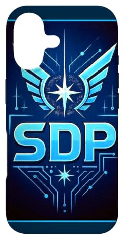 Hülle für iPhone 17 SDP-Raumflug-Logo