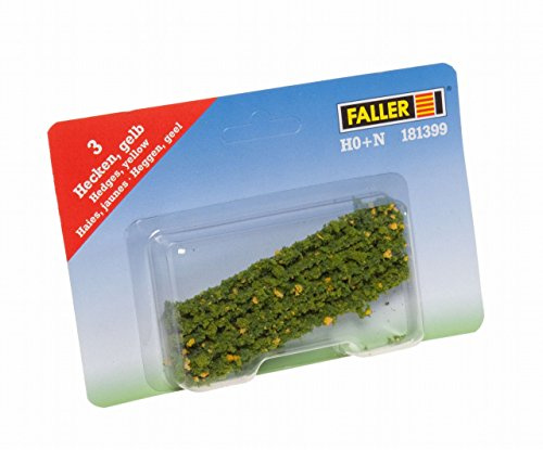 Faller 181399 Flowering Yellow Hedges 100x10x10mm (3)