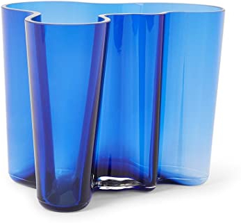 Iittala Alvar Aalto Savoy Vase 160mm Ultramarinblau Limited Edition 2017 – 100 Jahre Suomi Finland Maljakko Ultramarine Blue