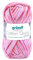 Gründl Cotton Quick print Garn, Baumwolle, Rosa-Fuchsia Multicolor, Ca. 125 m