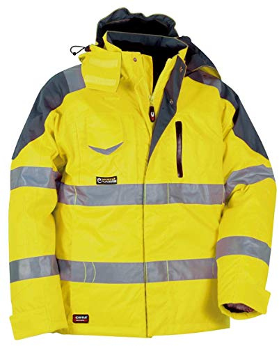 Cofra V017-0-00.Z48 Polsterjacke Rescue, gelb/anthrazit, 48