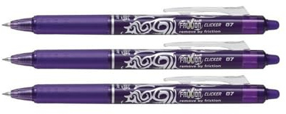 PILOT PEN Tintenroller Frixion Ball Clicker violett 0,7mm