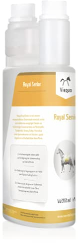 VetVital Viequo Royal Senior | 1000 ml | Ergänzungsfuttermittel für Pferde | Zur Verbesserung der Lebensqualität älterer Pferde | Zur Unterstützung des gesamten Stoffwechsels