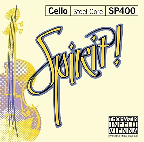 Thomastik single string for cello 4/4 Spirit - D string steel core, chrome wound, medium