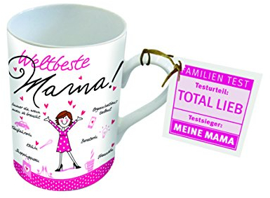 PPD Porzellan Henkelbecher Tasse Weltbeste Mama