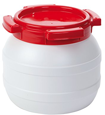 No Label Wasserfass ohne Etikett, weiß, 10,4 L