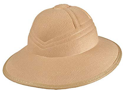 Adult Beige Safari Jungle Hat Fancy Dress Accessory