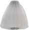 Romantic-Fashion Damen Reifrock Petticoat Tüllrock 2 Reifen Umfang 300cm verstellbar Weiß zum Brautkleid Ballkleid Hochzeitskleid Größe 58