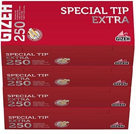 Gizeh Special TiExtra1000 Stück (4x250) (Hülsen, Filterhülsen, Zigarettenhülsen)