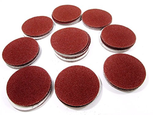 VEWERK 100 Pk Hook & Loop Sanding Grinding Abrasive Pad Mixed Grit Discs 3(75mm) 8180