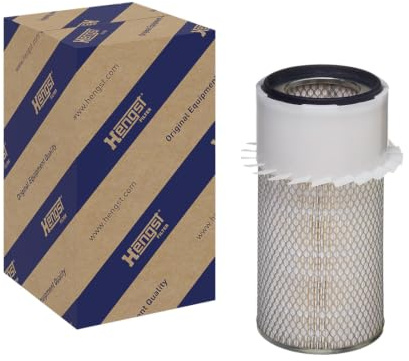 HENGST - Luftfilter E568L - Luft-Filtereinsatz für KFZ | Hochwertiger Motorluftfilter für Otto- oder Dieselmotor - Schutz für Motoren - Wasserbeständig