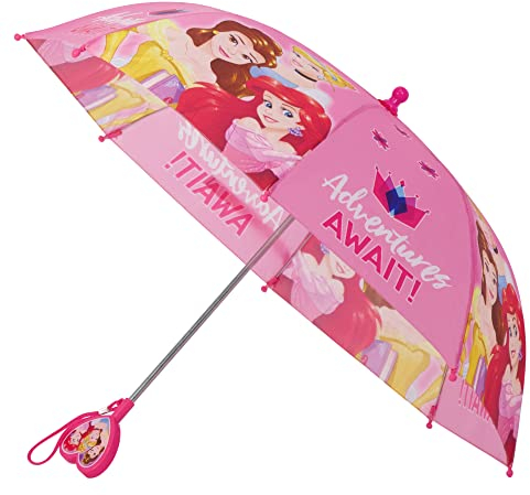 Disney Kinder-Regenschirm, Die Eiskönigin/Prinzessin/Minnie Maus für Kleinkinder und kleine Mädchen, für Kinder von 3–6 Jahren, princess