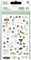 Rico Design Christliche Feste Sticker, Gold, Metall, Glas, Festlich mit Metallic, 100 Stück, 4 Blatt