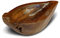 Kinaree Teak Wurzelholz Schale Boot - 31cm Deko Obstschale Holzschale
