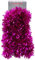 Christmas Concepts® 3m / 9.8ft Klobig/Feines Weihnachtslametta - Weihnachtsdekoration - Hochwertige Lametta (Pink)