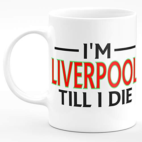 Amelia Gould Apparel I'm Liverpool TILL I DIE Premium Grade Mug Gift 11oz