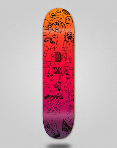 Skateboard Deck Toy Machine TM Characters 8.0