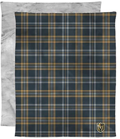 NORTHWEST Unisex-Erwachsene Micro-Merz-Fleece-Überwurfdecke Überwurf-Decke, Teamfarben, 48 x 60