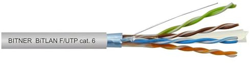 Teleinformkabel BiTLAN F/UTP kat.6 4x2x0,54/305m/ Bitner 5902956141156