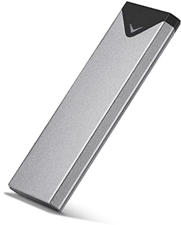 Disque SSD externe SSD 1 To / 512 Go / 128 Go USB 3.1 de type C - Stockage portable de sauvegarde - Convient pour PC de bureau, ordinateurs portables, PS4, Xbox, Smart TV (1 To, gris)