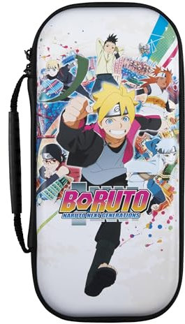 Konix Boruto Naruto Next Generations Custodia di protezione e trasporto per Nintendo Switch, Switch Lite y Switch OLED - Design Boruto Konoha