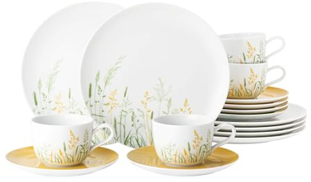 Seltmann Weiden 4052212128610 Kaffeeservice 18-teilig, Porzellan