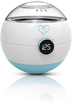 Multi-Purpose Electric Massage Gel & Oil Warmer, Wax Melter, Includes Aluminum Warming Pot (500 ml), Knob Dial To Adjust Temperature (35C to 125C), With LCD Screen