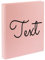 Zeugnismappe mit Namen Urkundenmappe personalisiert aus Leinen Schulkind Geschenk zur Einschulung Rosa Text