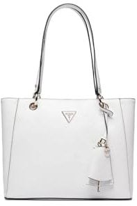 Guess Logo Jena Noel Tote White, Logo bianco, OneSize