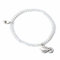 HARRY POTTER Kristall-Armband mit goldenem Schnatz-Anhänger aus Sterlingsilber, Einheitsgröße, Sterling-Silber