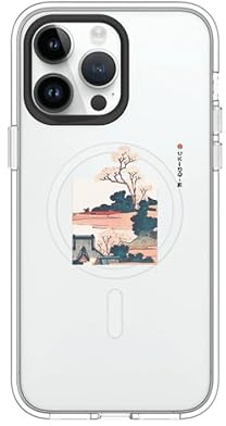 RhinoShield Clear Case kompatibel mit MagSafe für [iPhone 14 Pro Max]|Überragende Magnetstärke, Vergilbungsresistenz, Kristallklar, optimaler Schutz - Schwarz Kamera-Ring [Arcadia]