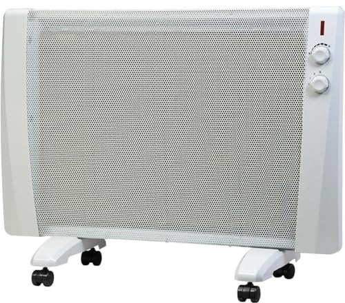 Syntrox Weiße 2400W Infrarotheizung Glimpa | Wärmewellenheizung | Infrarotheizer, Effiziente Raumwärme, Überhitzungsschutz, Schnelle Wärmeverteilung, Spritzwasserschutz