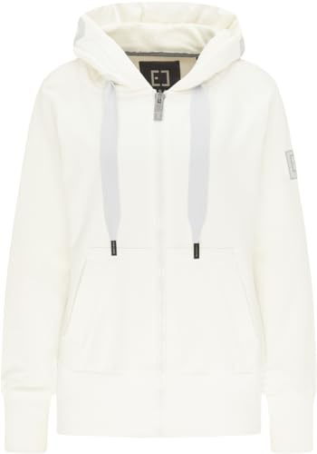 Elbsand Zipjacke Kelda Hood in Weiß, Größe XS