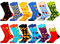 Jeasona 12 Paar Bunte Socken Herren 43-46 Lustige Herrensocken Baumwolle Mit Motiv Verrückte Strümpfe Lang Funny Socks