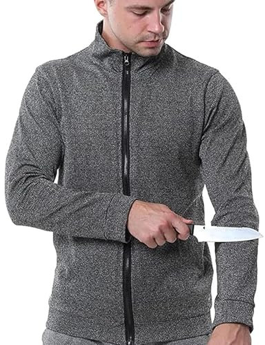 XUCS Gilet Anti-Coups De Couteau pour Hommes, T-Shirt De Protection De Niveau 5, Haut De Sécurité À Manches Courtes Et Col Rond Robuste Et Résistant Aux Coupures, Utilisé pour Protéger