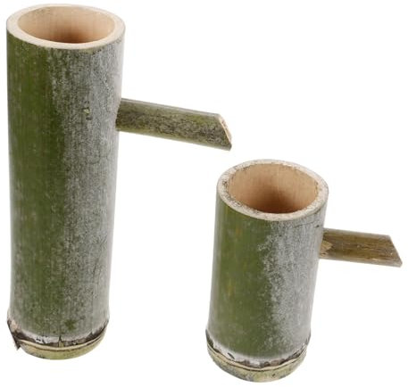 Cabilock 2st Aquariumdekoration Aus Bambus Wasserfontänen Aus Bambus Auslauf Für Einen Springbrunnen Gartendekoration Wasserfontänen Im Innenbereich Springbrunnenauslauf Für Kleinen Teich
