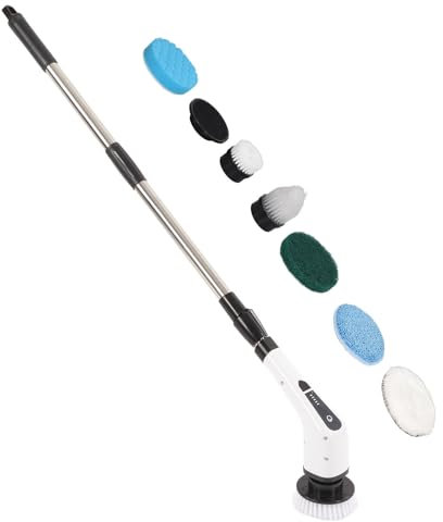 7 in 1 Multifunctional Electric Cleaning Brush, Scrubber, Power Brush USB Rechargeable Handheld Power Scrubber Kit