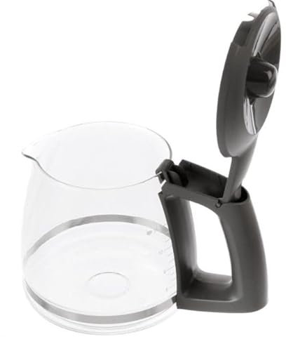 Generisch Glaskanne, 1,25 Liter, Kaffeekanne, passend fr TKA6A044, TKA6A047 ComfortLine Kaffeemaschine