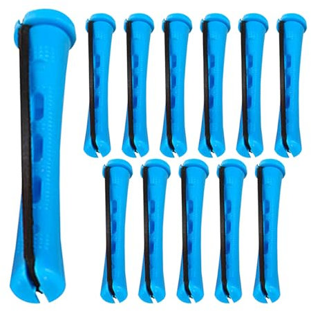 Lockenwickler ohne, 12 x Lockenstäbe mit rutschfesten Gummibändern, hitzefreier Styler für Frauen, Nachtgebrauch zu Hause und auf Reisen