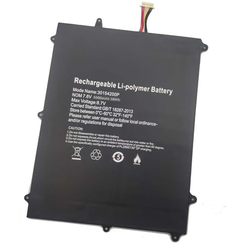 Ukkipower 30154200p PL3097140 2S Ersatz Akku Für Trekstor Primebook C13 C13B / BMax y13 (7.6V, 5000mAh/38Wh)