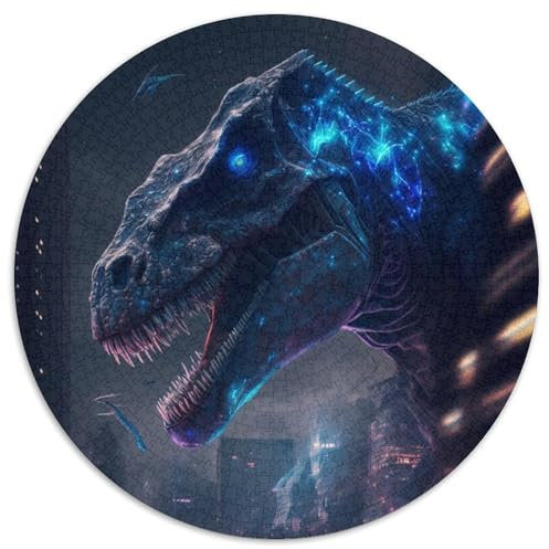 Sci-Fi-Drachen-Puzzle aus Pappe, 1000 Teile, perfekt für Teenager, zum Zusammenhalt in der Familie, als Denksportaufgabe und als Geschenk zur Heimdekoration 67,5 x 67,5 cm