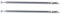 KEALLANS 2X Metal 7 Sections Antenne Radio AM FM Telescopique 75cm de Long d'argent