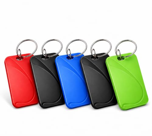 MBL Badge RFID 13,56 MHz UID Modifiable – Compatible Android NFC – Porte-Clé Étanche IP67 – Pour Accès Immeuble, Bureau, Parking – Multi Couleurs