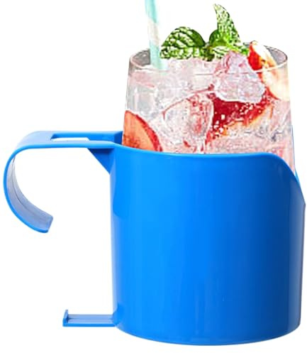 Ruwshuuk Portabicchieri Per Piscine | 4 Portabicchieri per Piscina | Organizzatore Multiuso per Bevande Birra e Oggetti