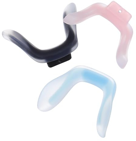 Gogogmee 3 Stück Brillen Nasenpads Silikon Weich Rutschfest Ersatz Für Vollrandbrillen Und Dekorative Brillen Komfortable Nasenstütze Für Alltag Und Freizeit