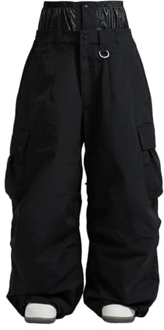 GSOU SNOW Damen Herren Snowboardhose 20K Wasserdicht Baggy Schneehose