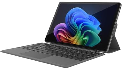 2 in 1 Laptop/Tablet (2025), Windows 11 PC with Magnetic Keyboard, 12 IPS 2K FHD Touchscreen, 4-Core N95, 12GB DDR5 RAM 512GB SSD, 2 Stereo Speakers for