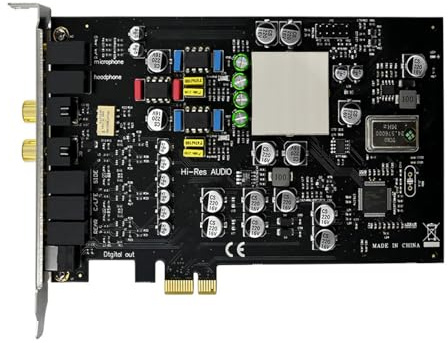 ZEPFJHE CMI8828 PCIE 7.1 K, geeignet für verlustfreie Soundkarte, Glasfaser, Heimkino, große Spielumgebung, Soundkarte
